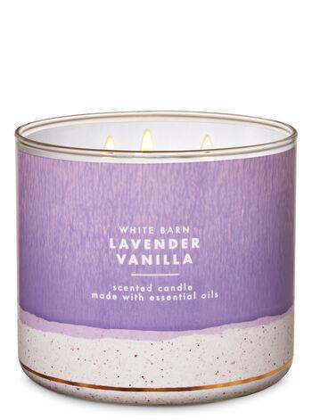 White Barn LAVENDER VANILLA 3 Wicks Candle