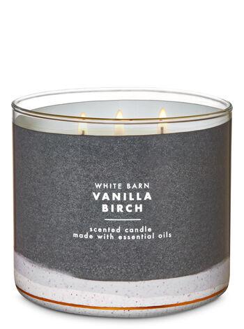 White Barn VANILLA BIRCH 3 Wicks Candle