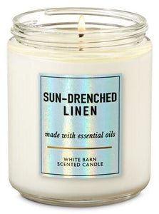 SUN-DRENCHED LINEN Single Wick Candle